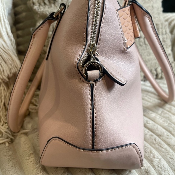 Betsy Johnson, pink bow, satchel handbag, vintage snake skin​​ - Picture 3 of 9